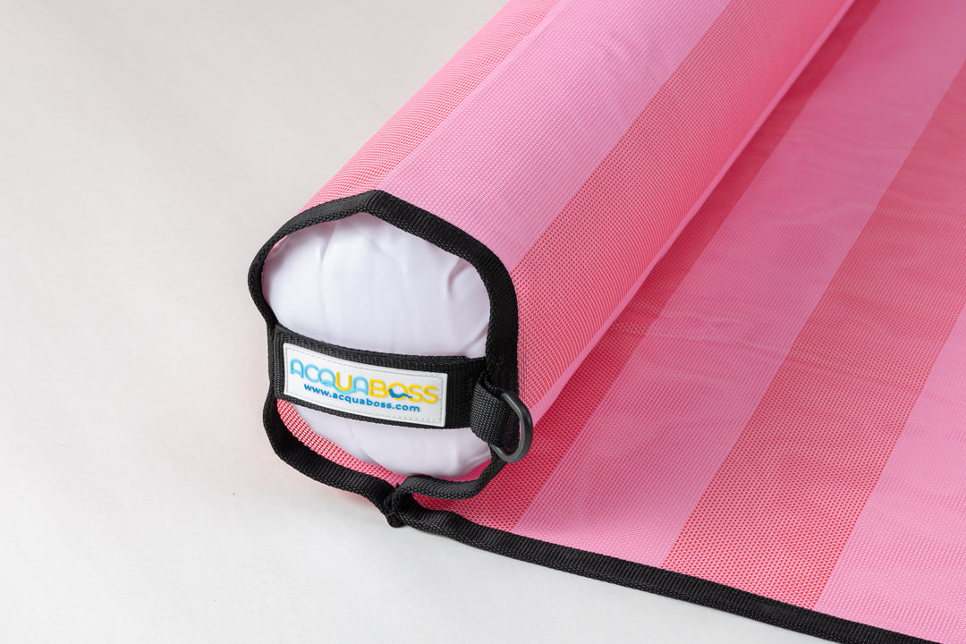 Double Pink Candy - with attachable waterproof phone sleeve and inflatable drink holder.